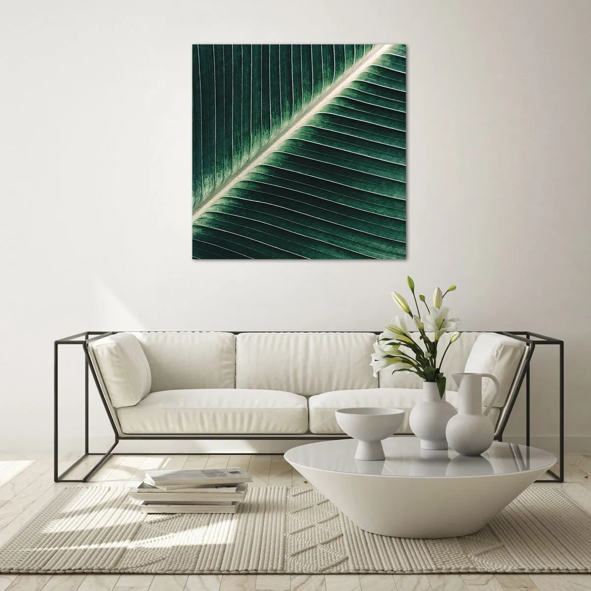 Impression sur verre - Image sur verre - Le rythme de la nature - 30x30 cm