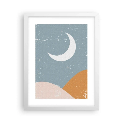 Affiche dans un cadre blanc - Poster - Miracle de nombreuses nuits - 30x40 cm