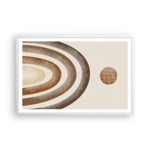 Affiche dans un cadre blanc - Poster - Dans une galaxie lointaine - 91x61 cm