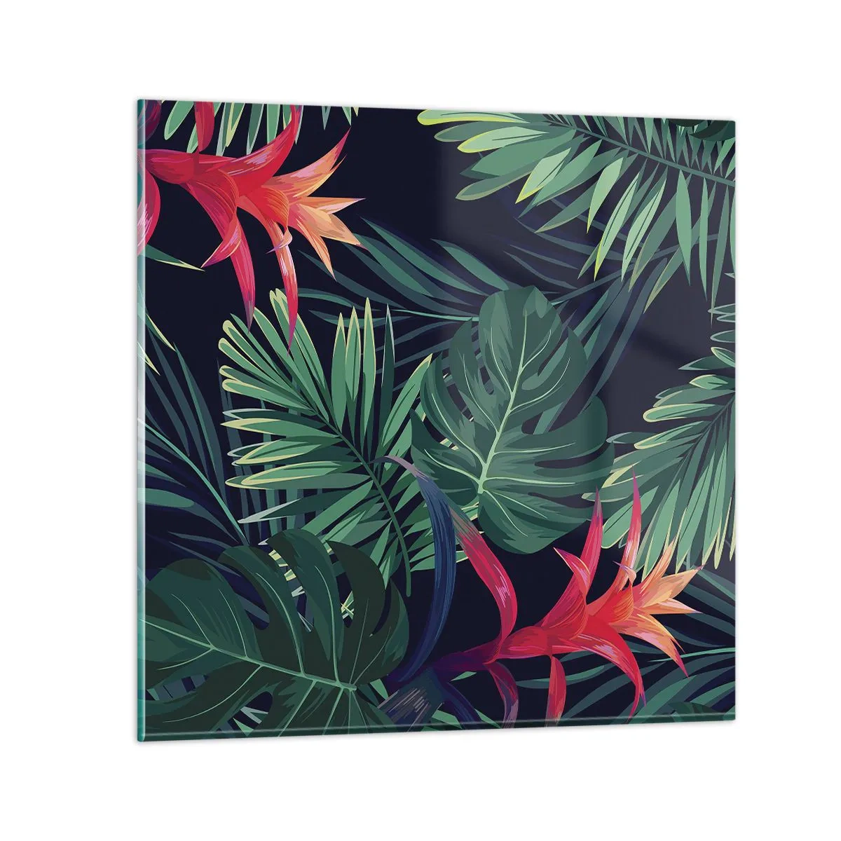 Impression sur verre - Image sur verre - immergé dans la nature - 60x60 cm