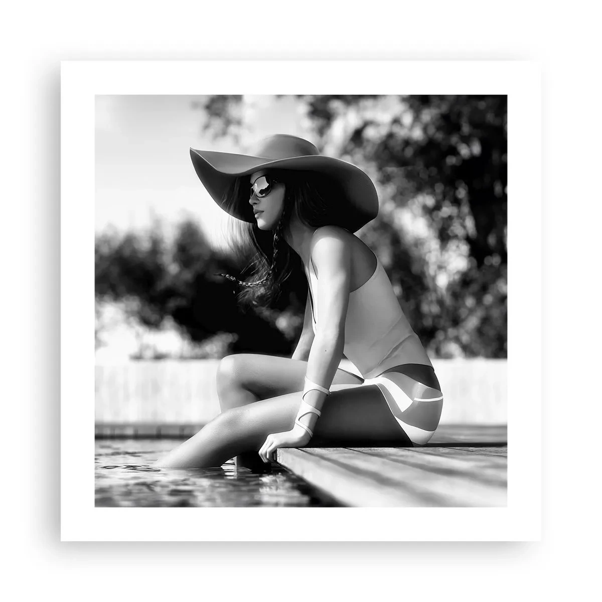 Affiche - Poster - Rêve d'été - 50x50 cm