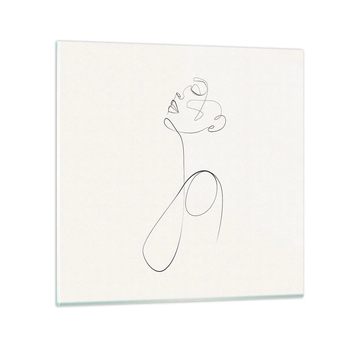 Impression sur verre - Image sur verre - En boucle dans les rêves - 40x40 cm