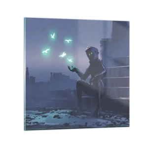 Impression sur verre - Image sur verre - La vie reviendra - 70x70 cm