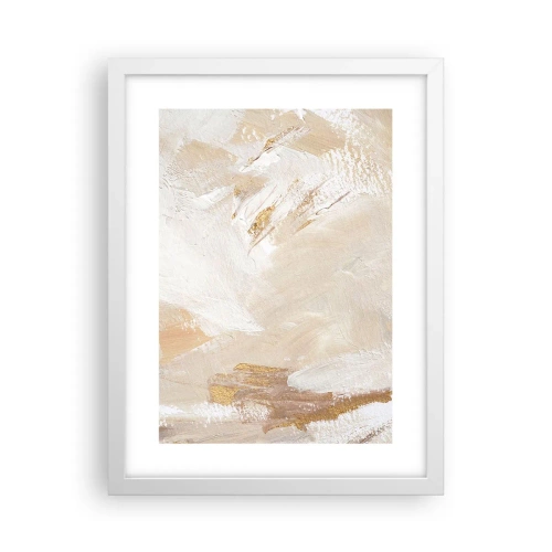 Affiche dans un cadre blanc - Poster - Composition pastel - 30x40 cm
