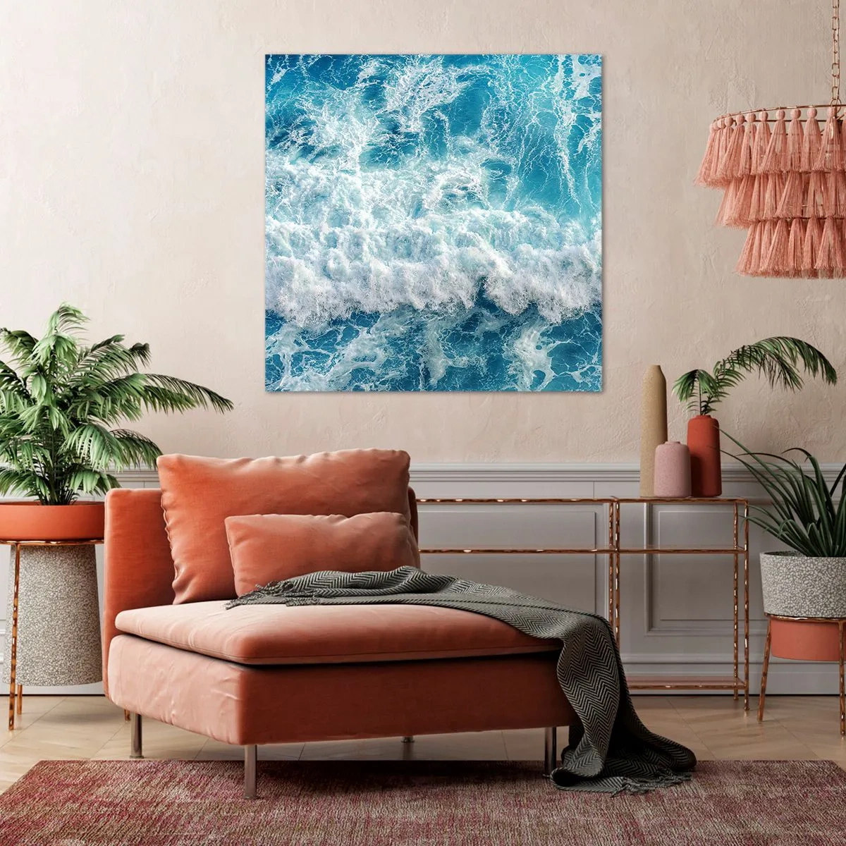 Impression sur toile - Image sur toile - Joyeusement et en sautant - 30x30 cm