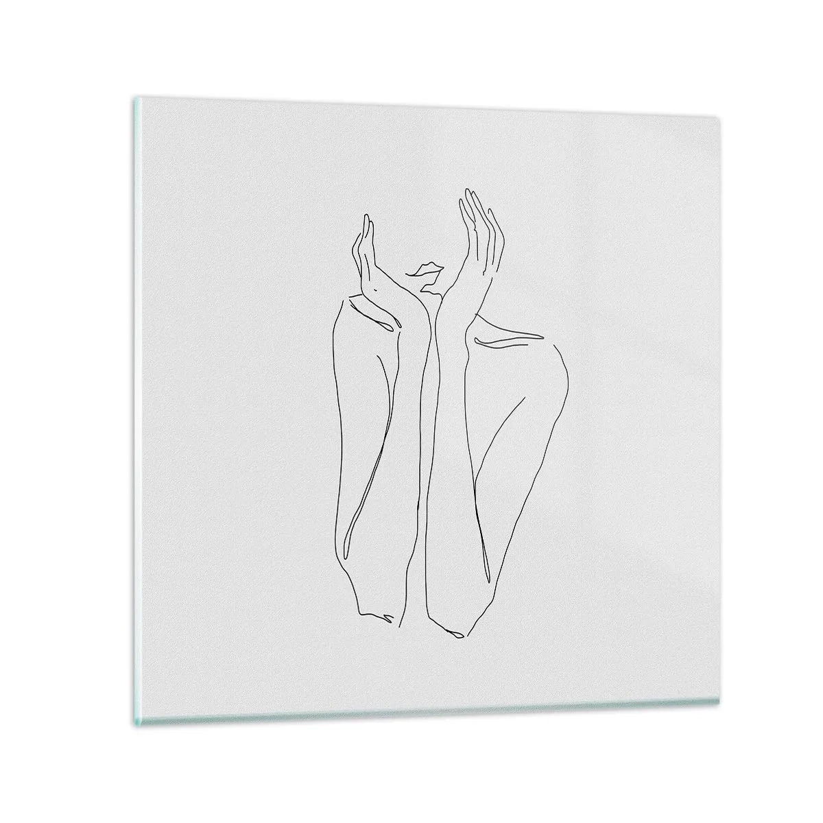 Impression sur verre - Image sur verre - De quoi rêvent les femmes - 30x30 cm