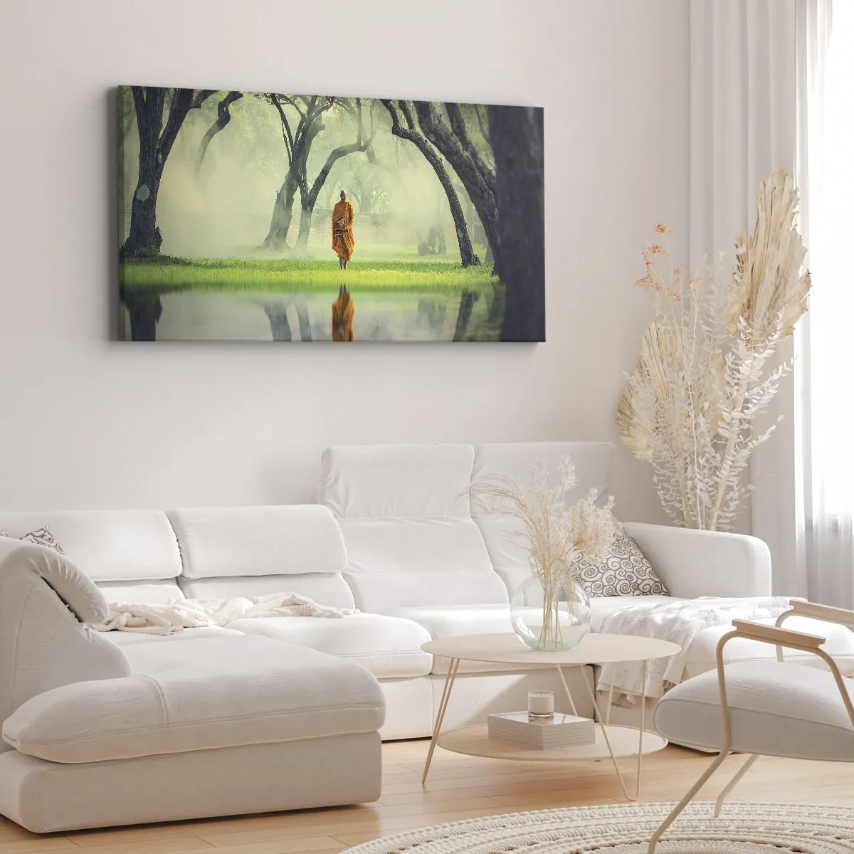 Impression sur toile - Image sur toile - En route vers l'illumination - 100x40 cm