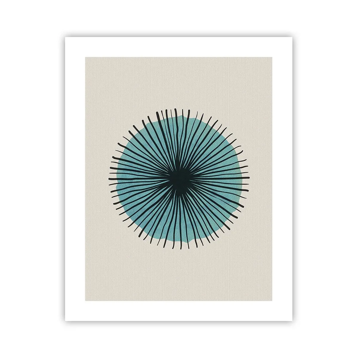 Affiche - Poster - Rayonnant dans l'azur - 40x50 cm