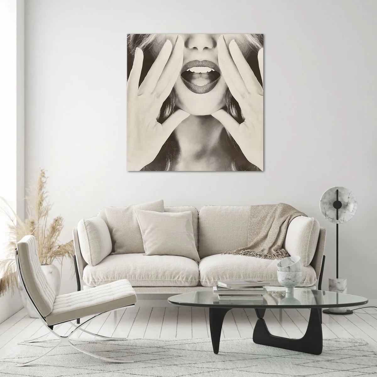 Impression sur verre - Image sur verre - J'arrive! - 70x70 cm