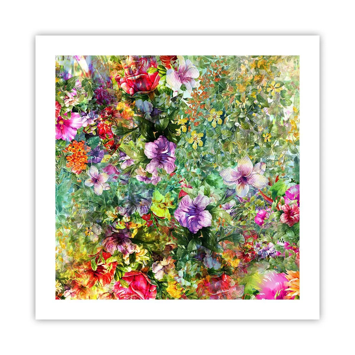 Affiche - Poster - En fleurs pour la perdition - 50x50 cm
