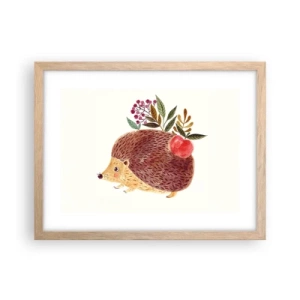 Affiche dans un chêne clair - Poster - Et tu m’apprécies déjà - 40x30 cm