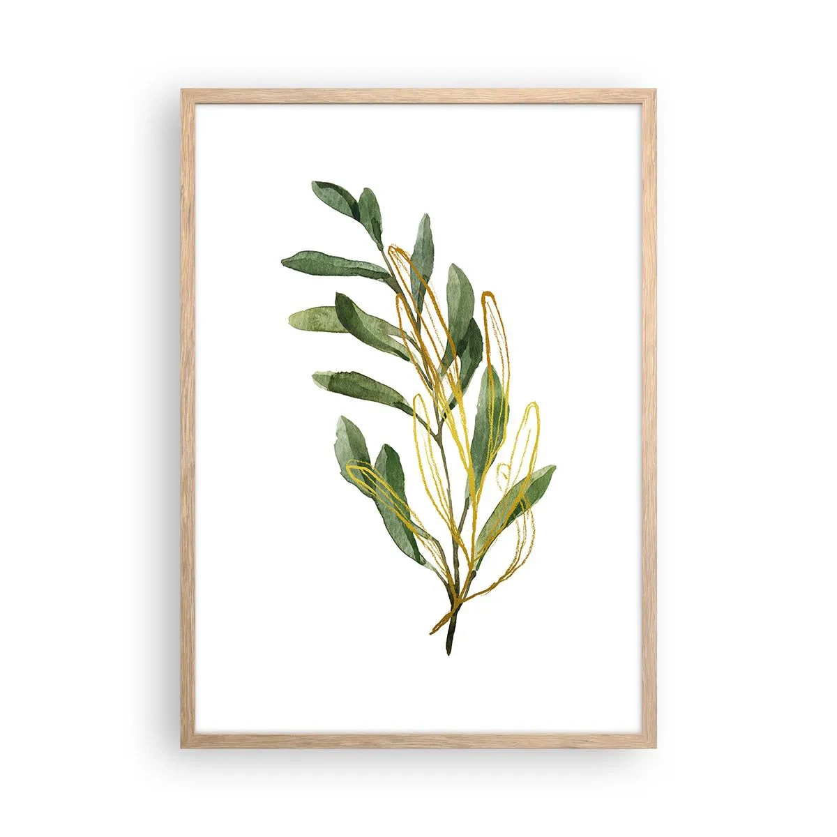 Affiche dans un chêne clair - Poster - Tout ce qui est bon - 50x70 cm