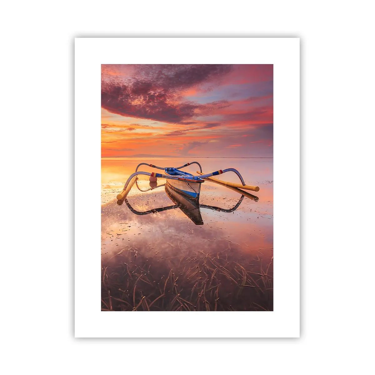 Affiche - Poster - Le calme d'une soirée tropicale - 30x40 cm