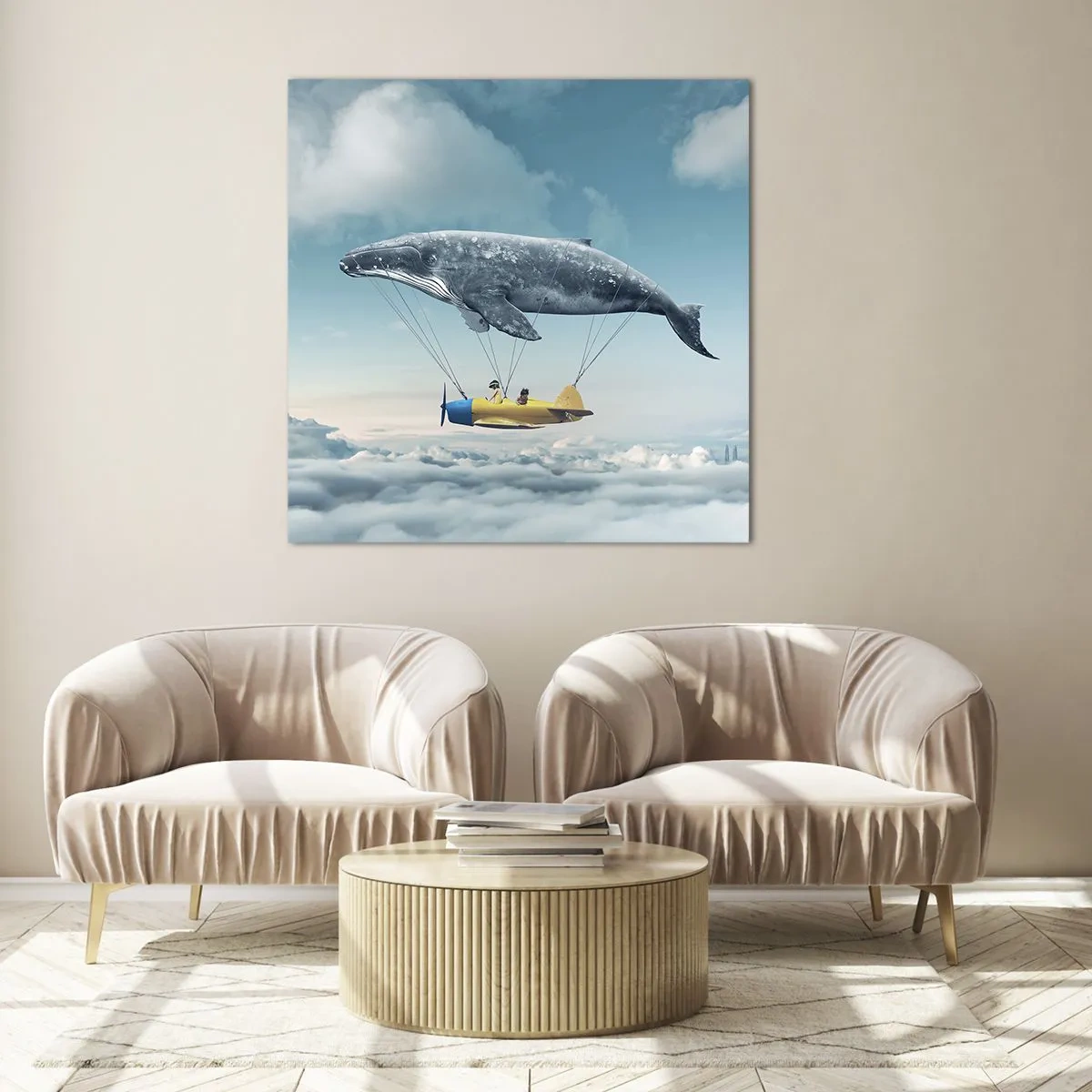 Impression sur verre - Image sur verre - Pourquoi pas? - 70x70 cm