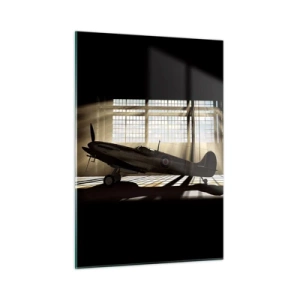 Impression sur verre - Image sur verre - Le repos du guerrier - 50x70cm - Le repos du guerrier - Décoration murale moderne pour le salon et la chambre ARTTOR