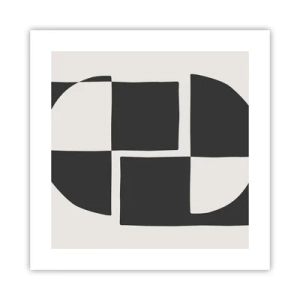 Affiche - Poster - Antithèse - Synthèse - 40x40 cm