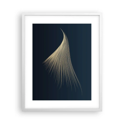 Affiche dans un cadre blanc - Poster - Comme les cheveux d'un ange - 40x50 cm