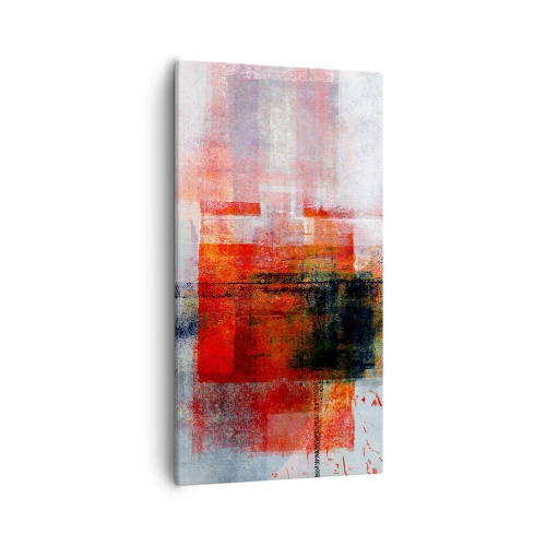 Impression sur toile - Image sur toile - Composition embrasée - 55x100 cm