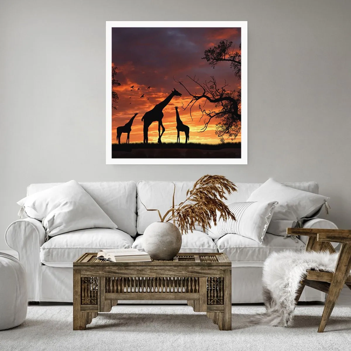 Affiche - Poster - Un petit dîner avec vos proches - 50x50 cm