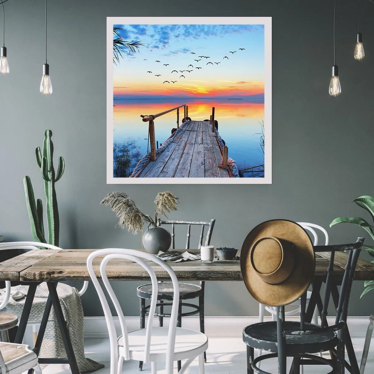 Affiche - Poster - Il est temps de rentrer... - 50x50 cm