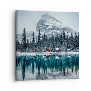 Impression sur toile - Image sur toile - Retraite canadienne - 30x30 cm