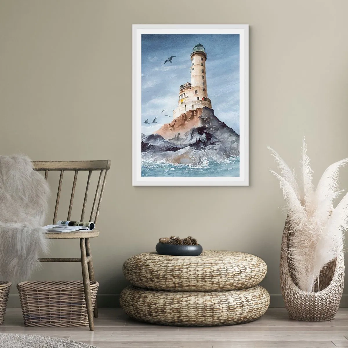 Affiche dans un cadre blanc - Poster - Invincible - 70x100 cm