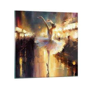 Impression sur verre - Image sur verre - Miracle dans la rue - 50x50 cm