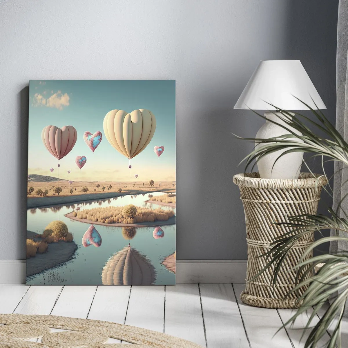 Impression sur toile - Image sur toile - L'amour te permet de t'élever - 45x80 cm