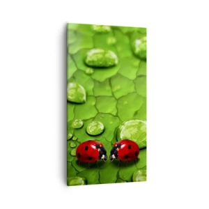 Impression sur toile - Image sur toile - Rendez-vous au vert - 55x100 cm