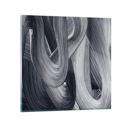 Impression sur verre - Image sur verre - La fluidité de la réalité - 50x50 cm