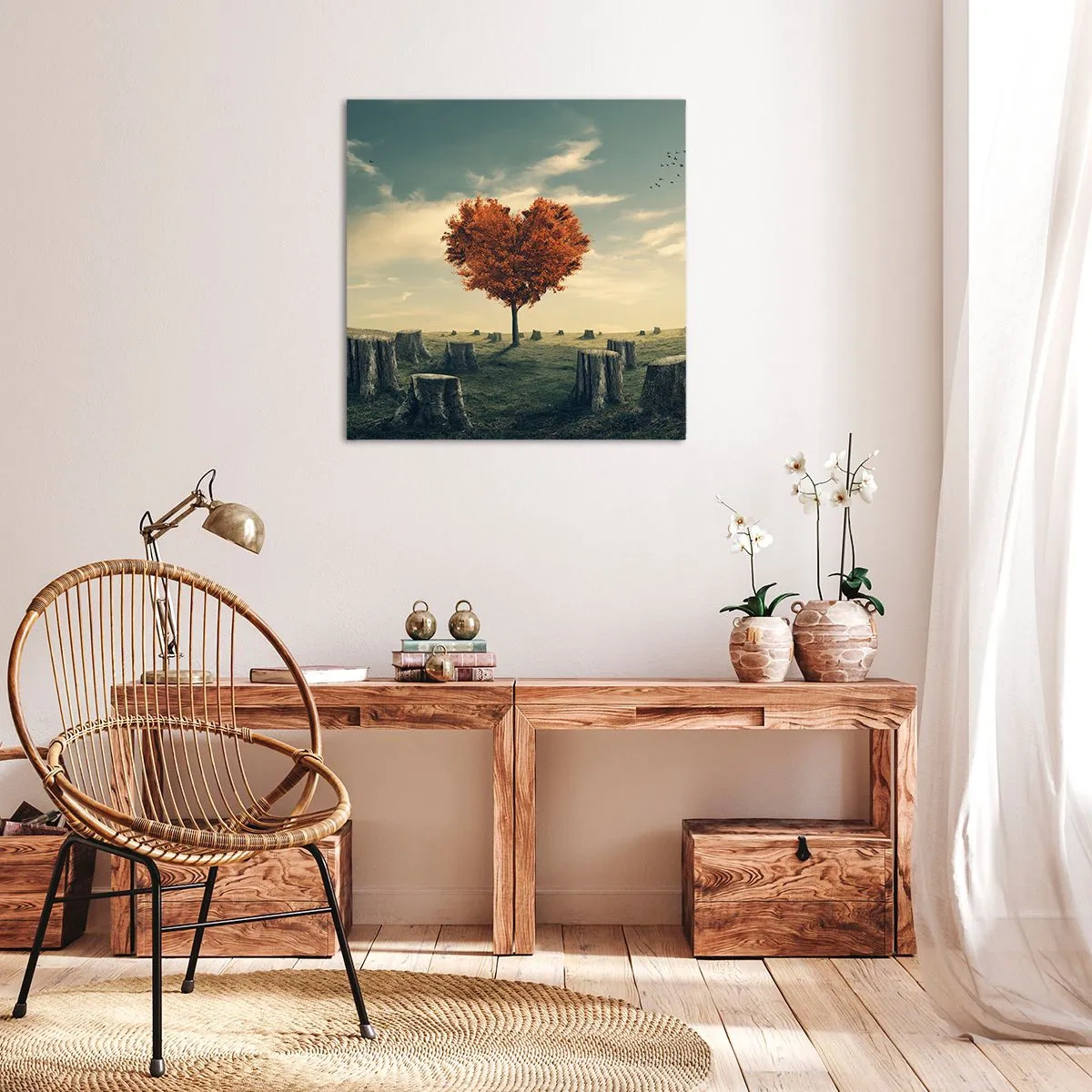 Impression sur toile - Image sur toile - Il y a toujours de l'espoir - 60x60 cm