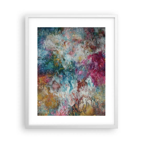 Affiche dans un cadre blanc - Poster - En pleine floraison - 40x50 cm