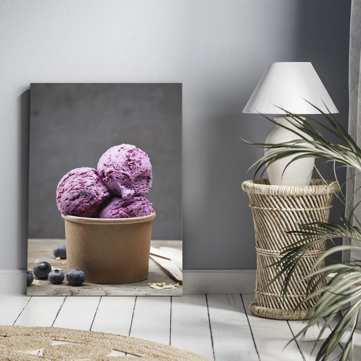 Impression sur toile - Image sur toile - Douceur et froideur - 55x100 cm