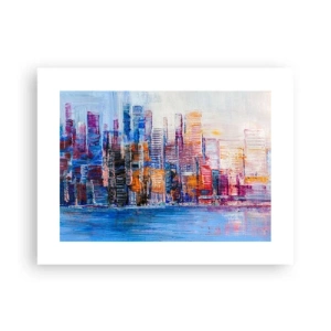 Affiche - Poster - Une métropole joyeuse - 40x30 cm