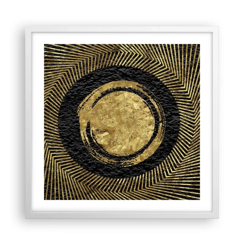 Affiche dans un cadre blanc - Poster - Composition glamour - 50x50 cm