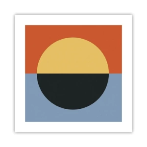 Affiche - Poster - Composition de chaleur et de fraîcheur - 40x40 cm