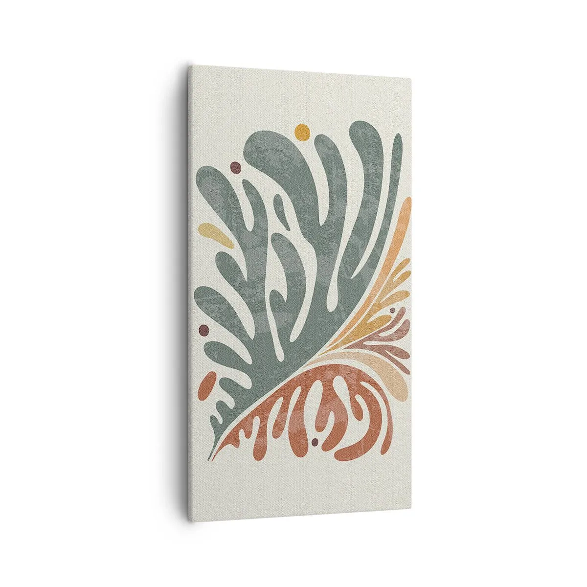 Impression sur toile - Image sur toile - Feuille multicolore - 55x100 cm