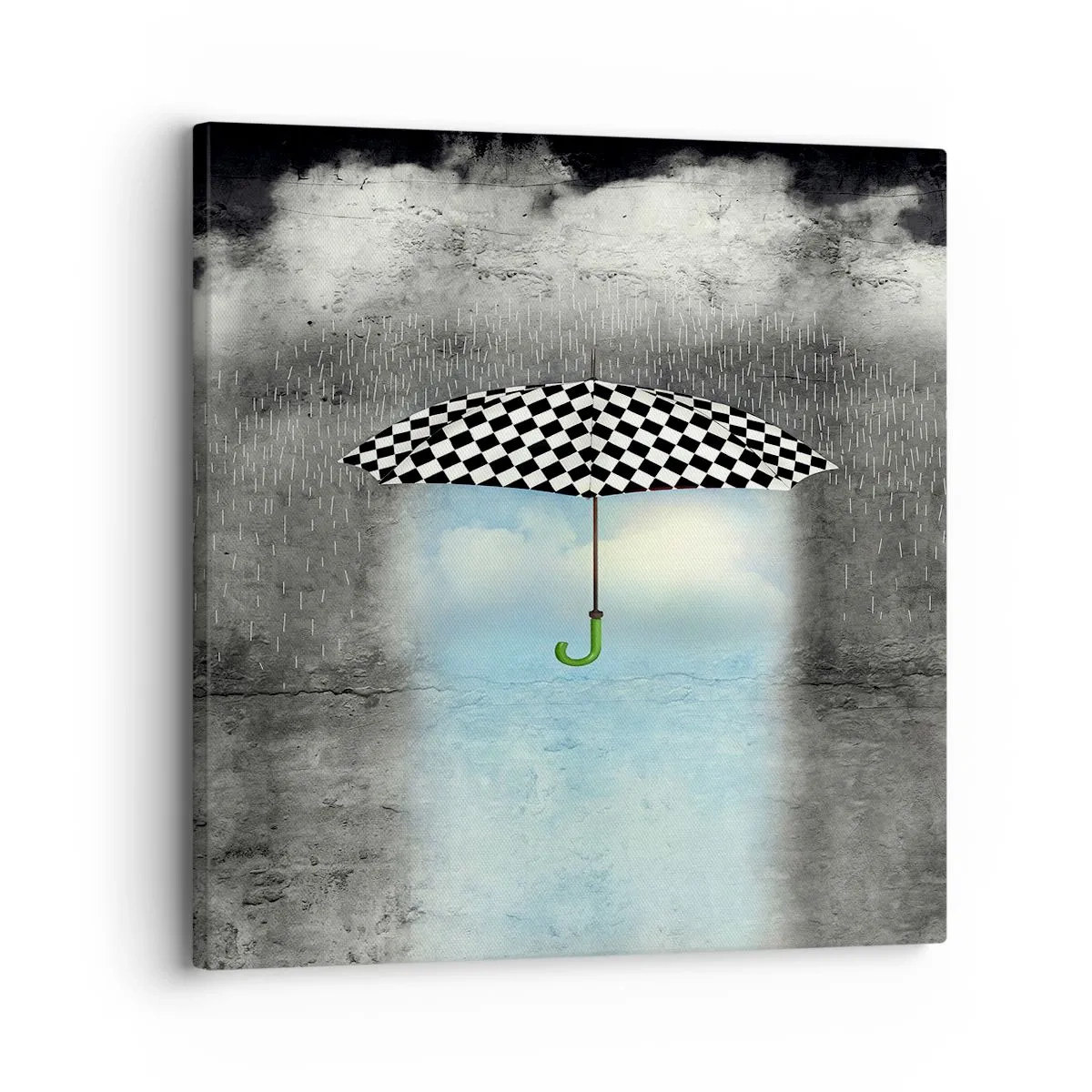 Impression sur toile - Image sur toile - Et pourtant c'est possible - 30x30 cm