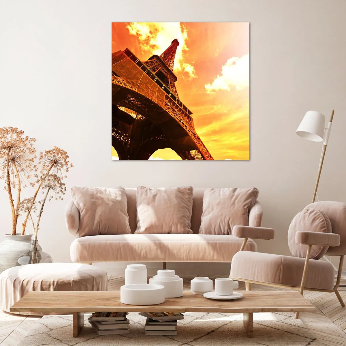 Impression sur toile - Image sur toile - Monumental, car il est doré par le soleil - 50x50 cm