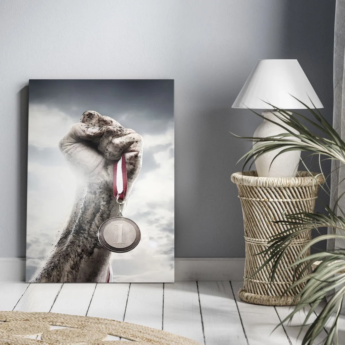 Impression sur toile - Image sur toile - Per aspera ad astra - 55x100 cm