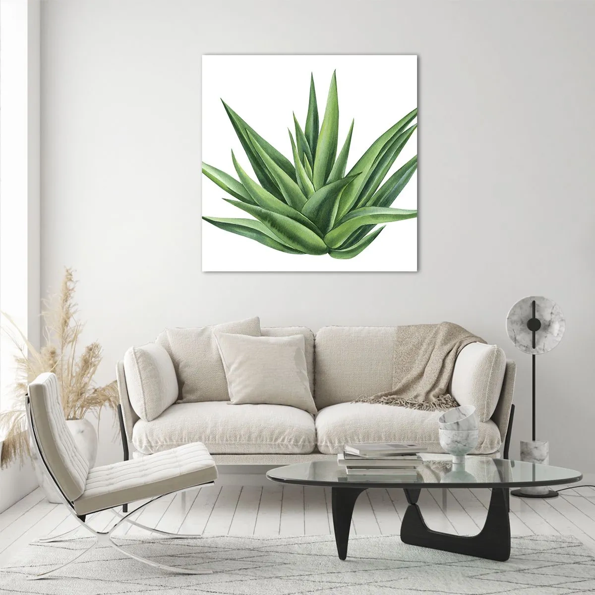 Impression sur verre - Image sur verre - Vert – force – vie - 40x40 cm