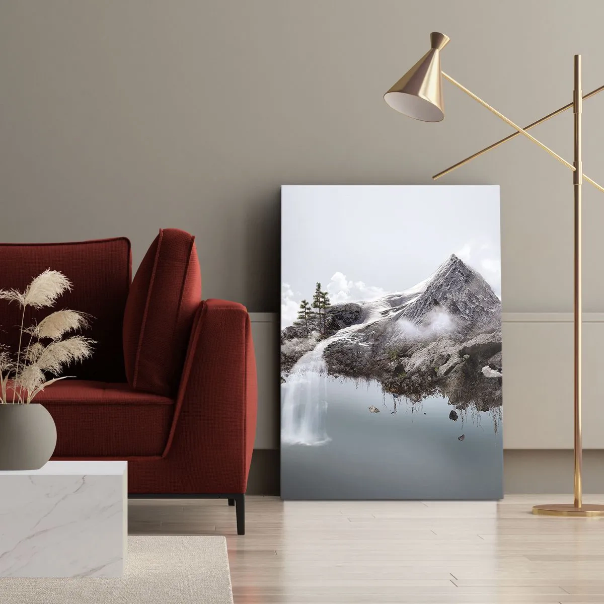 Impression sur toile - Image sur toile - L'oeil du surréaliste - 45x80 cm