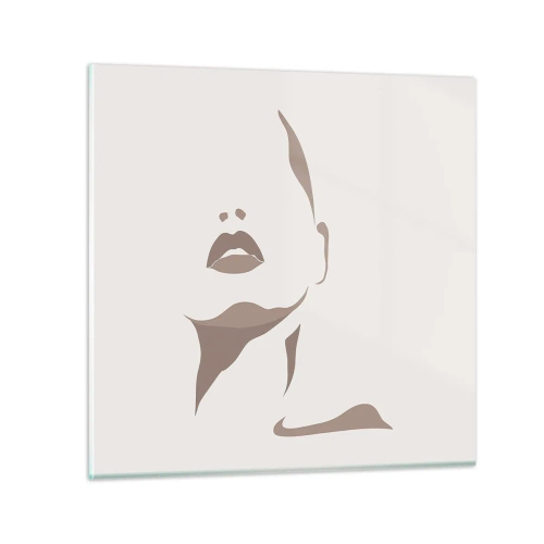 Impression sur verre - Image sur verre - Fait de lumière et d'ombre - 40x40 cm