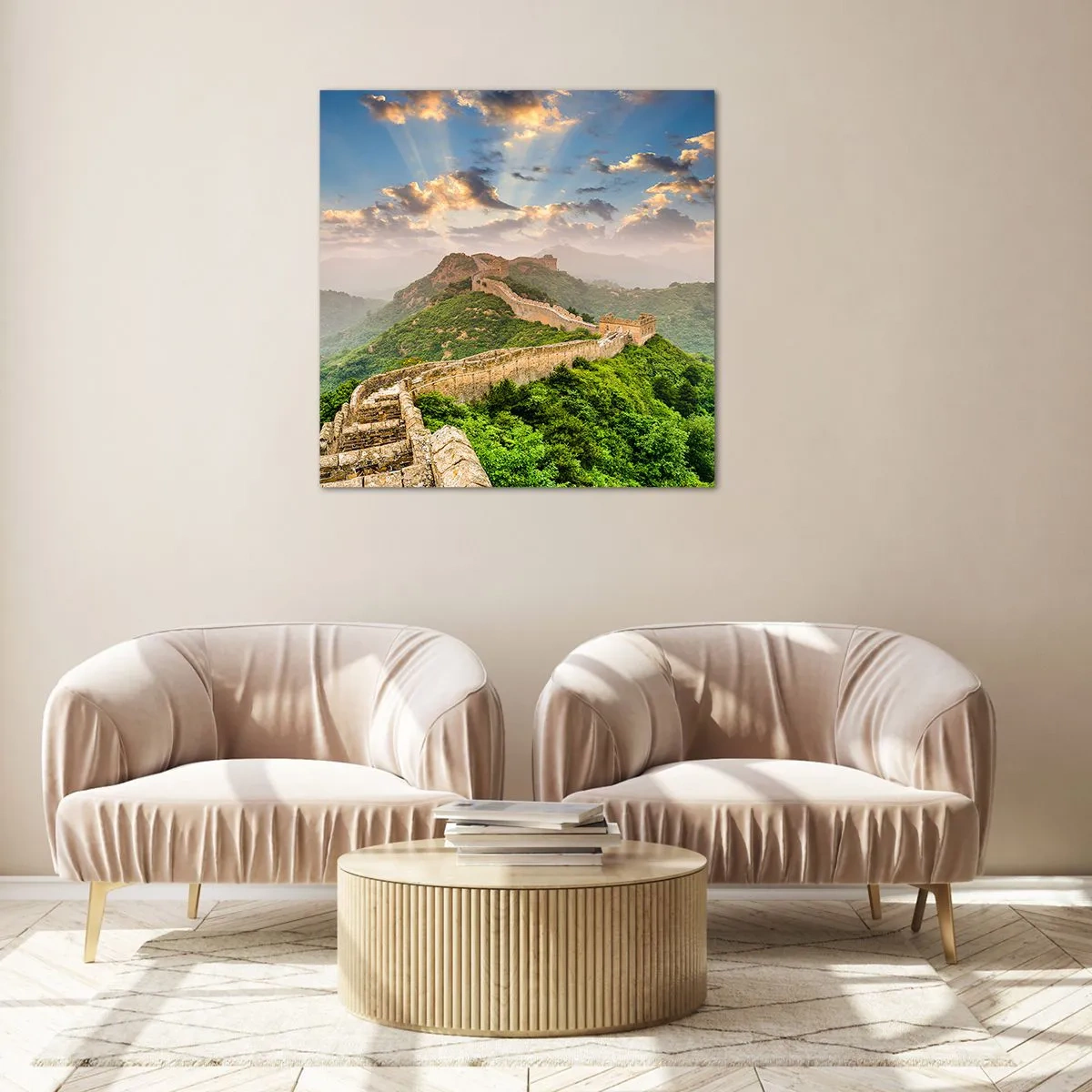 Impression sur verre - Image sur verre - Grandeur éternelle - 70x70 cm