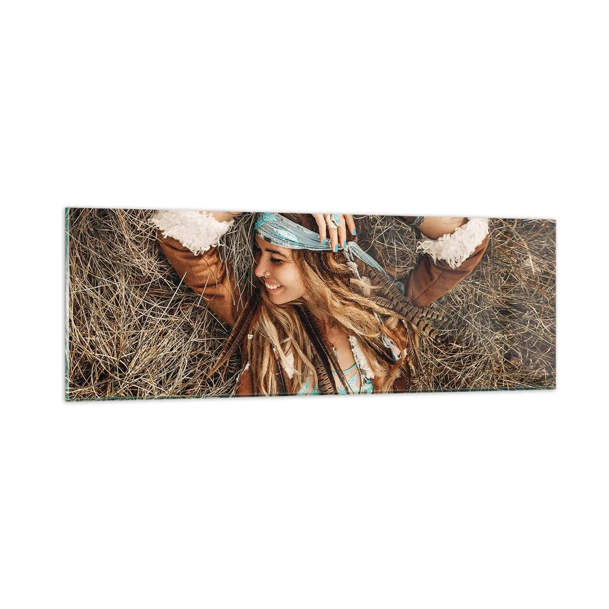 Impression sur verre - Image sur verre - En route vers les années d'amour - 90x30 cm