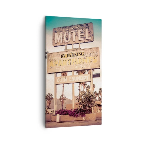 Impression sur toile - Image sur toile - Ici, le temps s'est arrêté - 45x80 cm