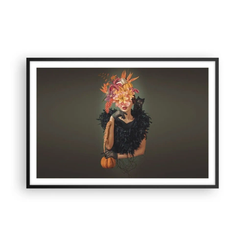 Affiche dans un cadre noir - Poster - Sort de sorcière - 91x61 cm