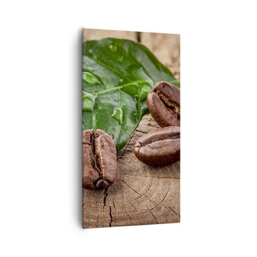 Impression sur toile - Image sur toile - La plus vraie et noire - 55x100 cm