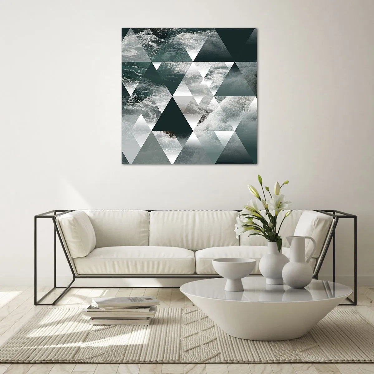 Impression sur verre - Image sur verre - Point de vue de cristal - 70x70 cm