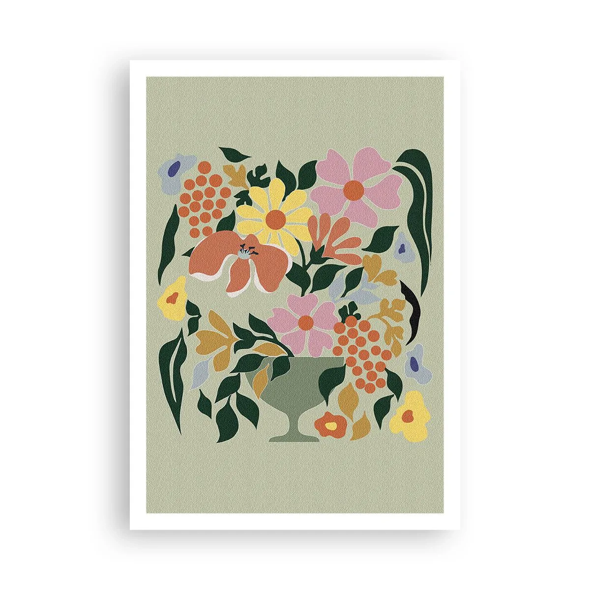 Affiche - Poster - Un bouquet plein de vie - 70x100 cm